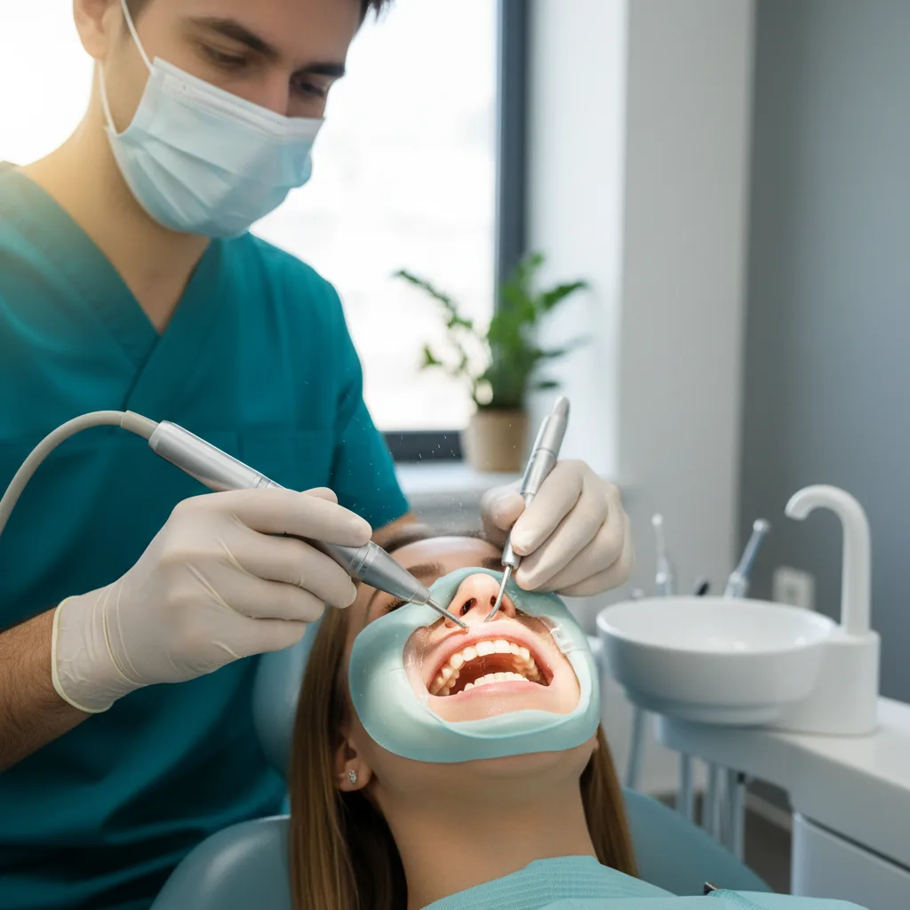 Détartrage dentaire par ultrasons au Centre Médipôle de Schiltigheim